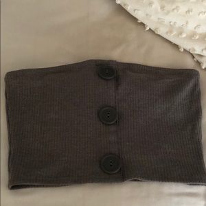 urban outfitters cropped tube top